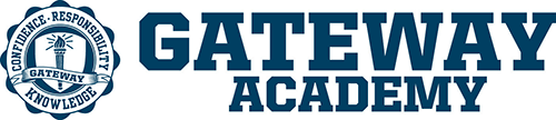 Gateway Academy logo. Confidence, Responsibility, Knowledge.